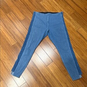 Lysse jeans stretchy Leggings with Blue Trim